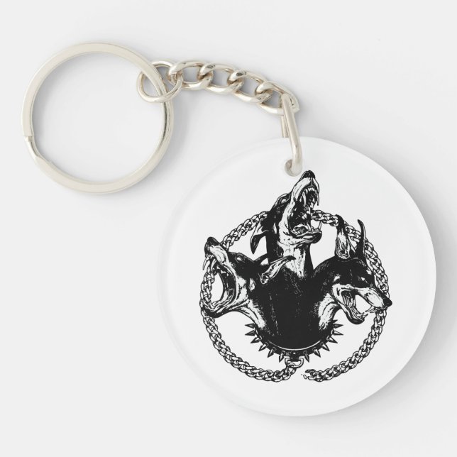 Llavero Perro Feroz de Tres Cabezas (Frente)