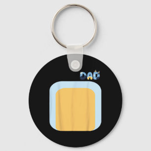 Llavero Perro Heeler Azul Papá Costumes Familiares Diy H