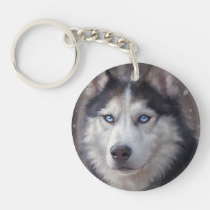 Llavero Perro Husky Siberiano