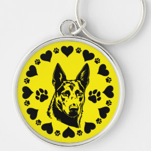 Llavero Perro Kelpie australiano