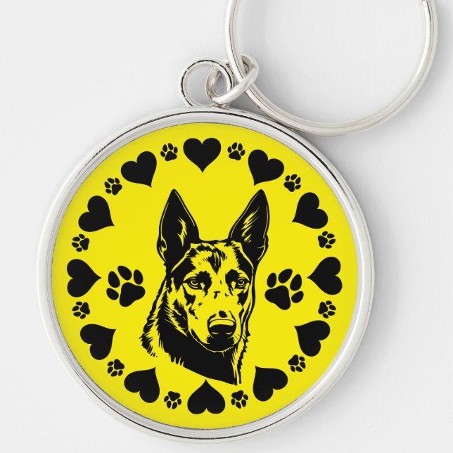 Llavero Perro Kelpie australiano (Frente)