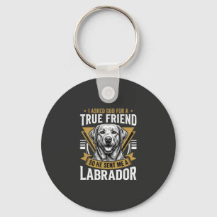 Llavero Perro Labrador amigo verdadero