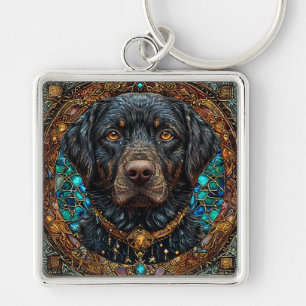 Llavero Perro labrador negro