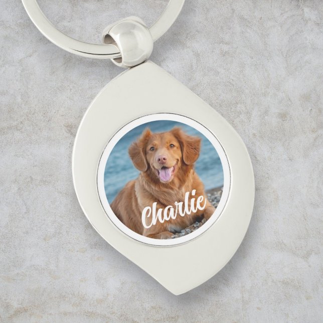 Llavero Perro Lover Mascota personalizado Foto Keepsake (Subido por el creador)