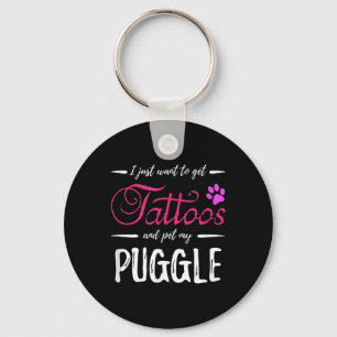 Llavero Perro malabarista amante Tattoo Shirt Divertido pe