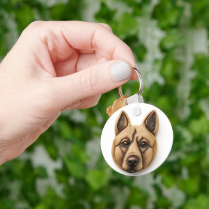 Llavero Perro Malinoi Belga Inspirado en 3D