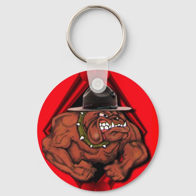 Llavero Perro malvado USMC (Anverso)