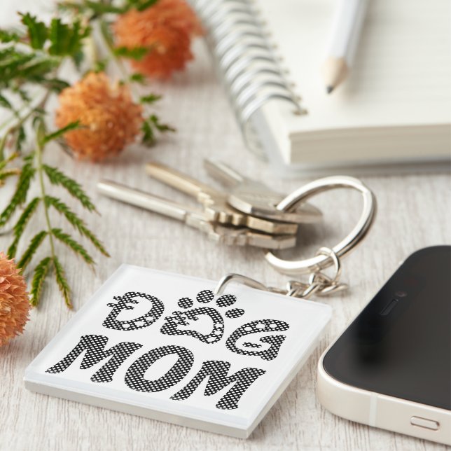 Llavero Perro Mamá (Frente Derecha)