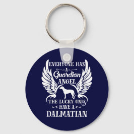 Llavero Perro mascota dálmata ángel guardián