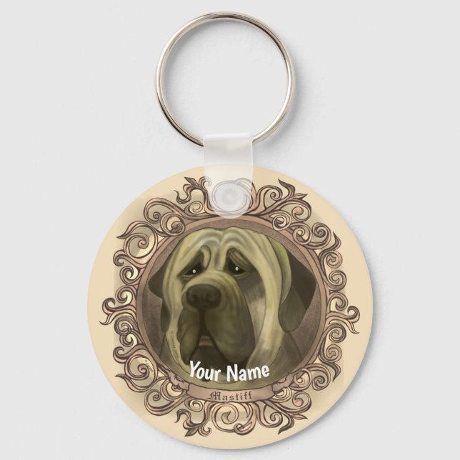 Llavero Perro Mastín  (Anverso)