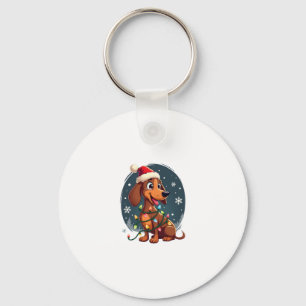 Llavero Perro navidad Dachshund Santa Xmas Mujeres vianas