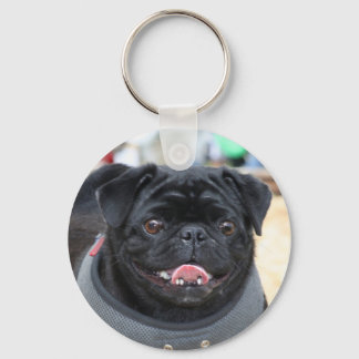 Llavero Perro negro de pug