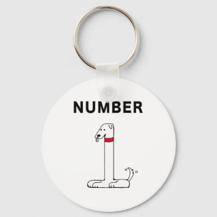 Llavero Perro número uno