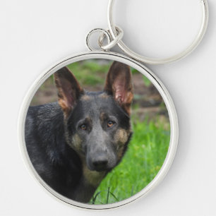 Llavero Perro Pastor Alemán Azul