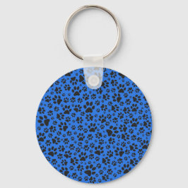 Llavero Perro Paws Black & White Polka Dot (Punto de polka