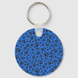 Llavero Perro Paws Black & White Polka Dot (Punto de polka