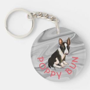 Llavero Perro perrito Bull terrier Keychain