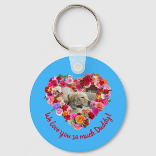 Llavero Perro personalizado, gato, Mascota foto Rosa coraz