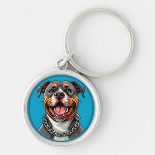 Llavero Perro Pitbull lindo