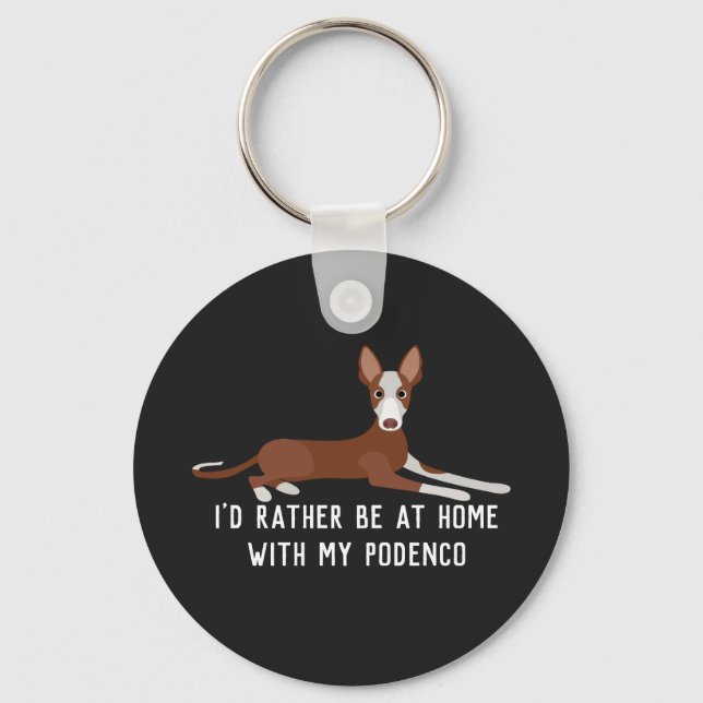 Llavero Perro podenco personalizado (Anverso)