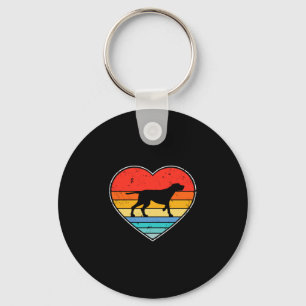 Llavero perro pointer inglés mamá papá retro pointer