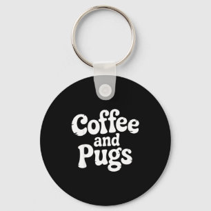 Llavero Perro Pug Lindo Café Fan Dueño Padre Mascota Cafeí