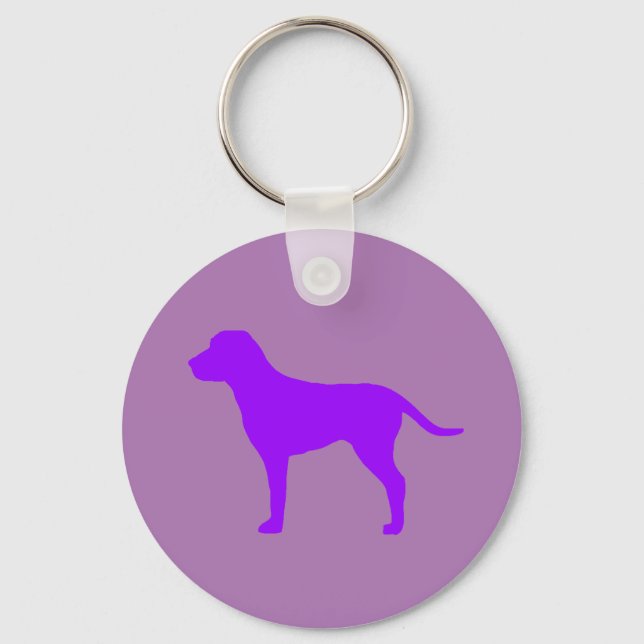 Llavero Perro Púrpura (Anverso)