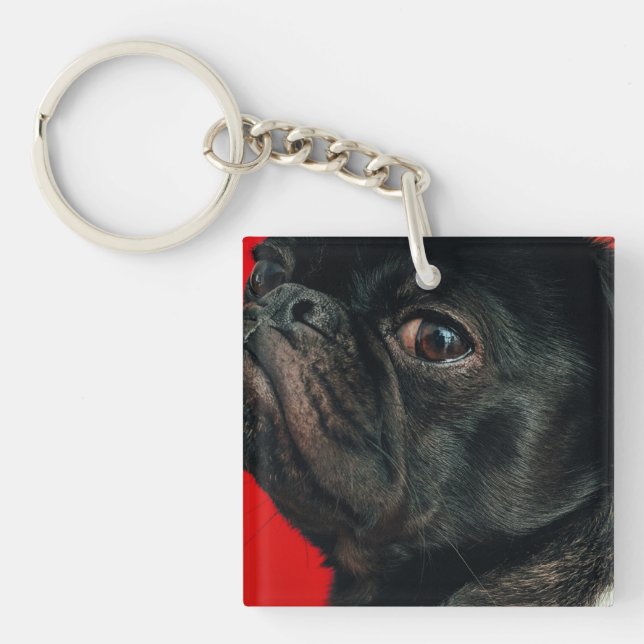 Llavero perro rojo (Frente)