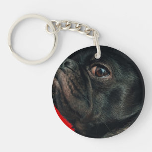 Llavero perro rojo