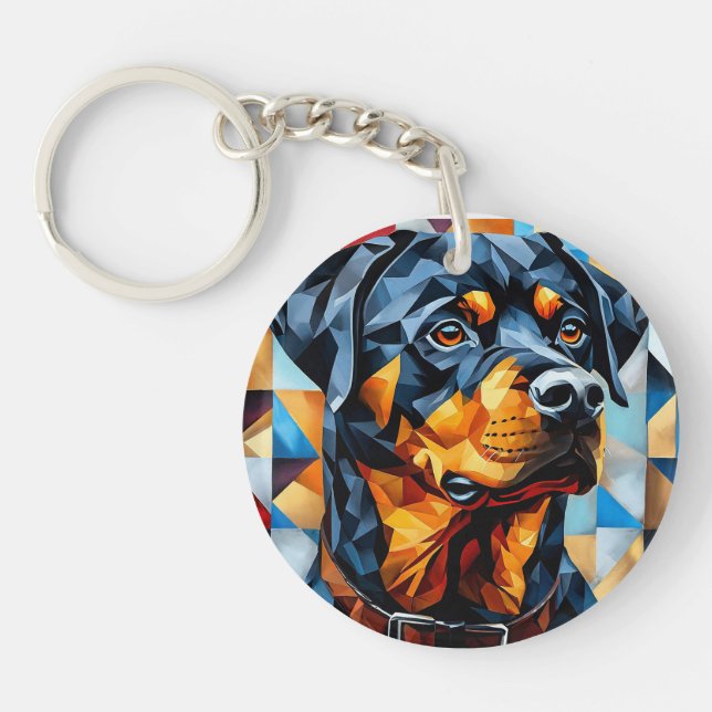 Llavero Perro Rottweiler (Frente)