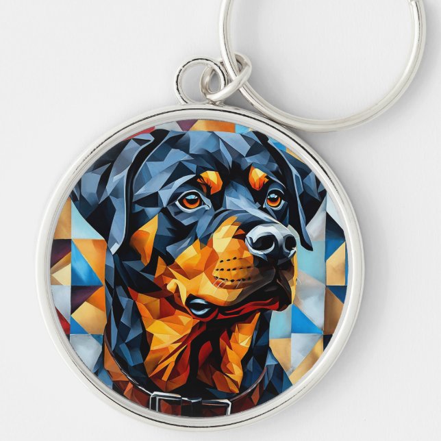 Llavero Perro Rottweiler (Frente)