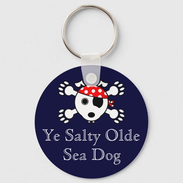 Llavero Perro Salty Olde Sea (Anverso)
