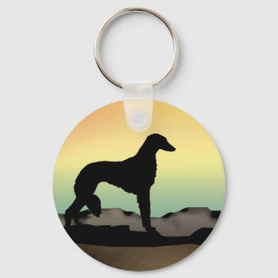 Llavero Perro Saluki del desierto