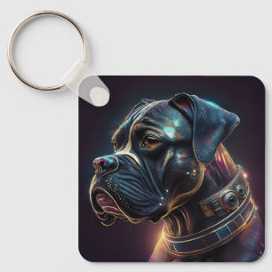 Llavero Perro Steampunk Boxer