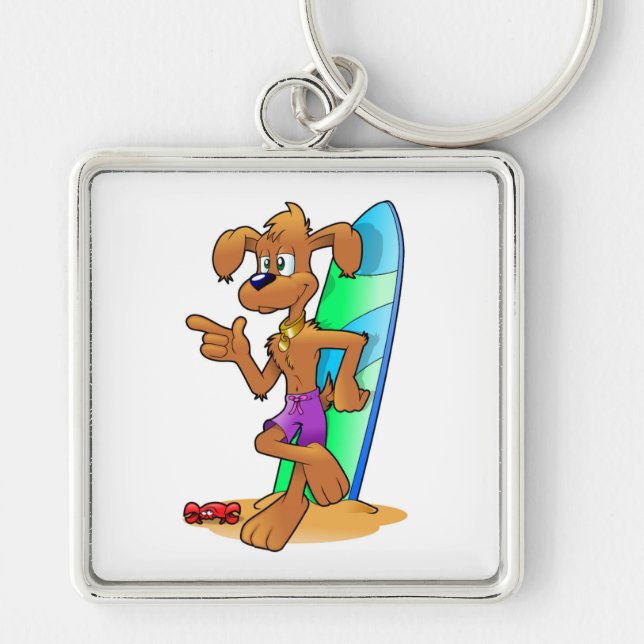 LLAVERO PERRO SURFER (Frente)