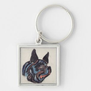 Llavero Perro T35228 (en colores pastel en el papel)