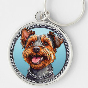 Llavero 🐶 Perro Terrier Adorable Para Llevar Diario 🐶