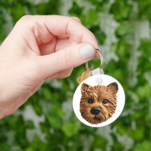 Llavero Perro Terrier Australiano Inspirado en 3D