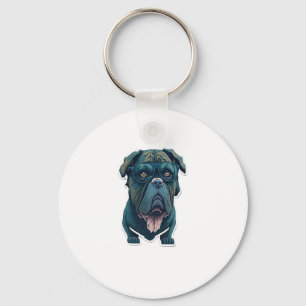Llavero Perro verde con gafas