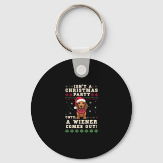 Llavero Perro vienés divertido fresco Navidad Dachshund Fi