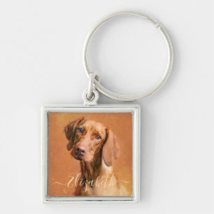 Llavero Perro Vizsla húngaro