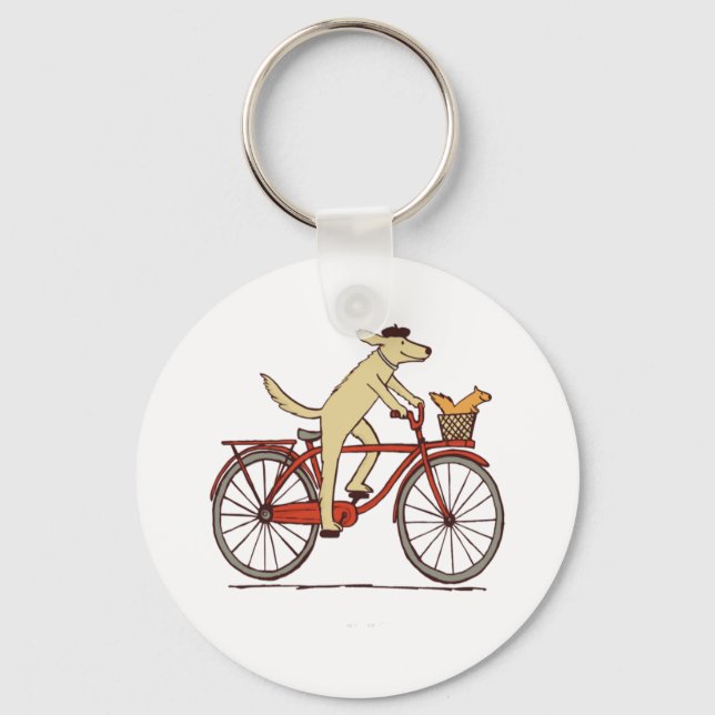 Llavero Perro y ardilla son amigos del arte animal caprich (Anverso)