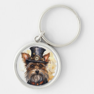 Llavero Perro Yorkshire Terrier Steampunk