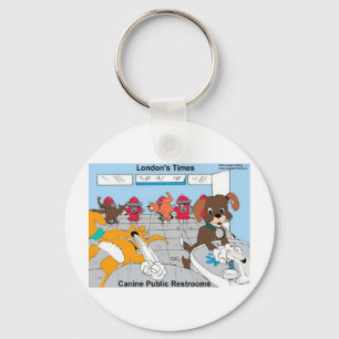 Llavero Perros Baños Públicos Regalos Divertidos Camisetas