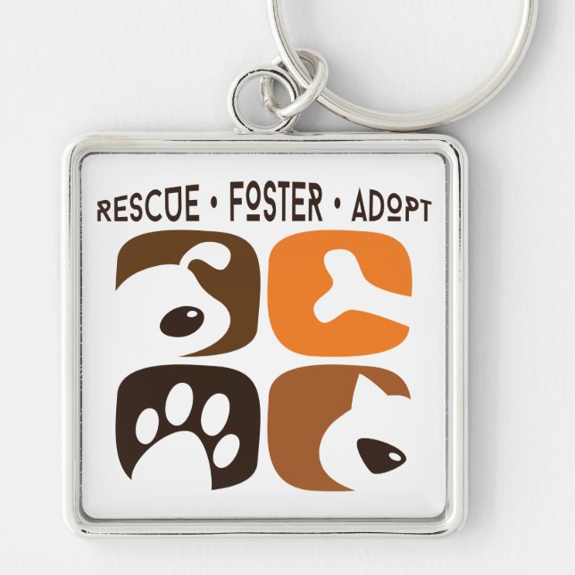 Llavero Perros de rescate (Frente)