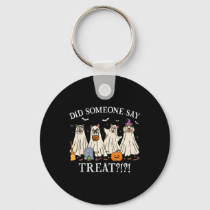 Llavero Perros fantasma de Halloween dijeron alguien que t