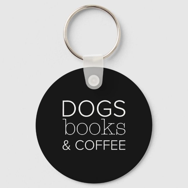 Llavero Perros Libros Café Librero Perro Mamá (Anverso)