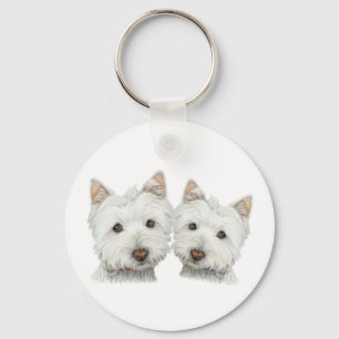 Llavero Perros lindos de Westie