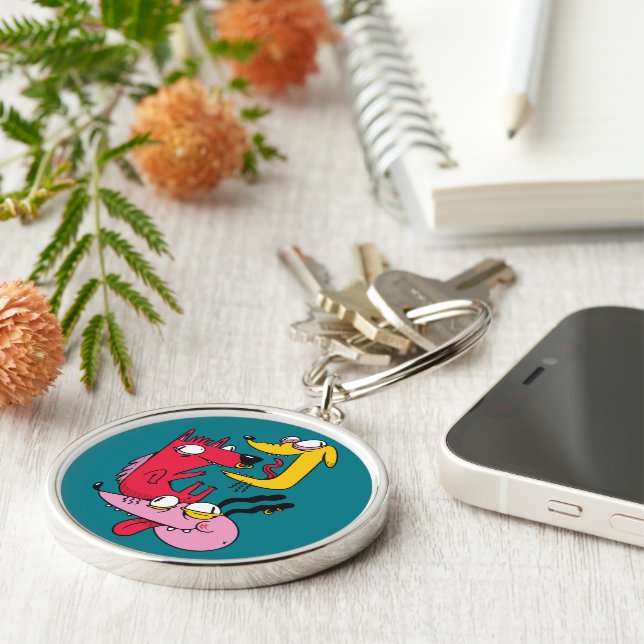 Llavero Perros locos (Lado)