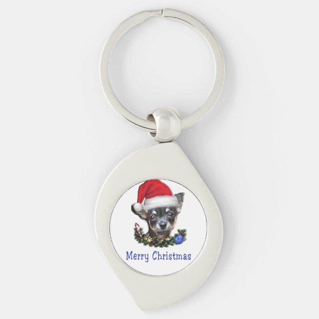 Llavero perros Navidad (Anverso)
